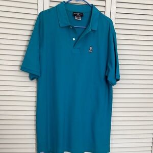 Psycho Bunny Men's Teal Polo Shirt